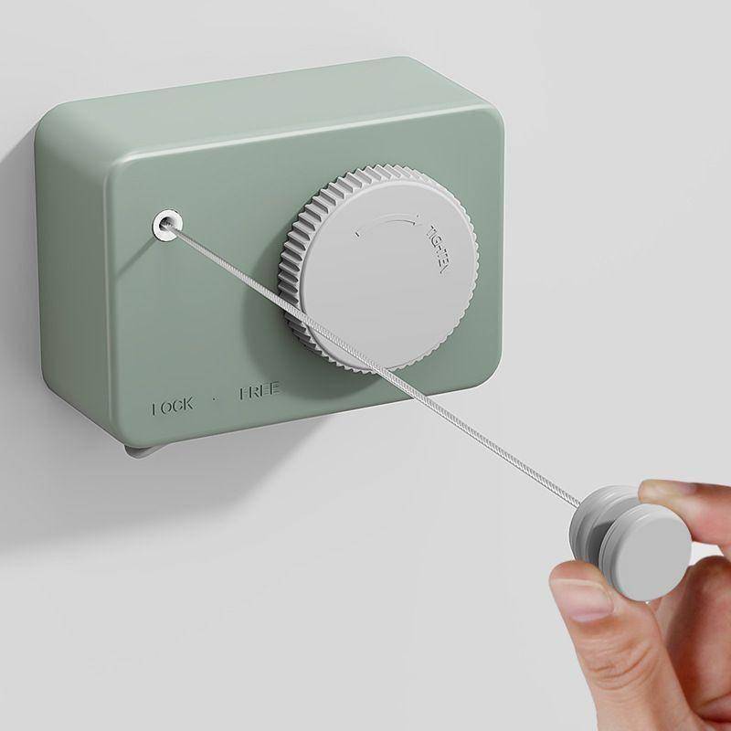 台空间的居家神器！隐形晾衣绳：解放阳