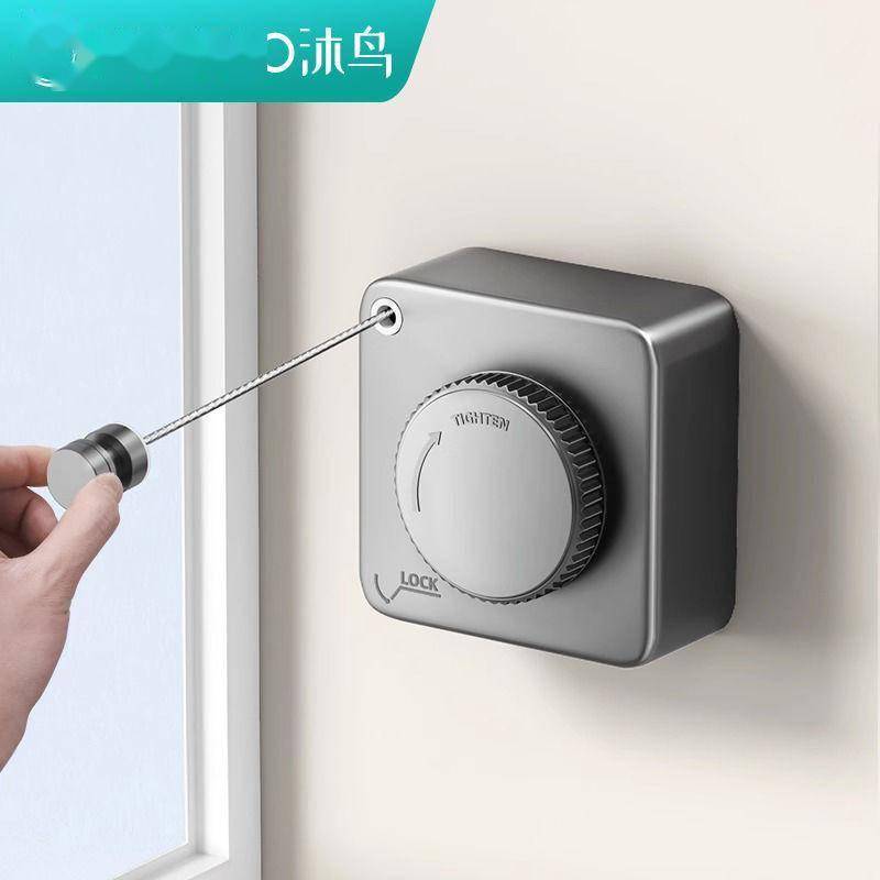 台空间的居家神器！隐形晾衣绳：解放阳(图2)