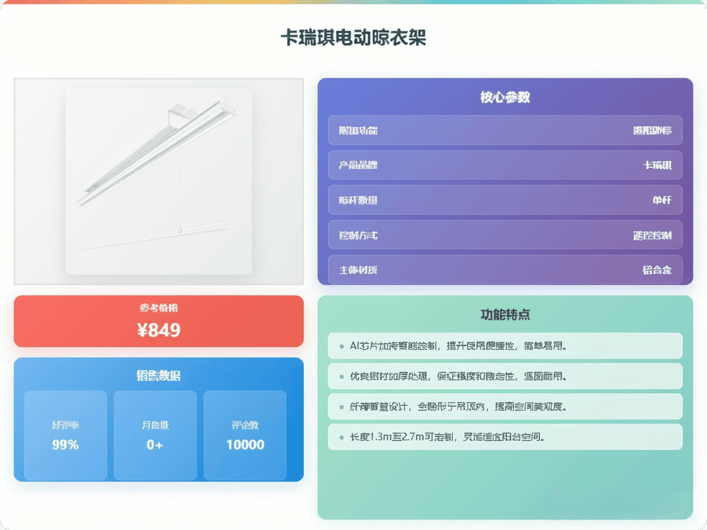 型号评测轻松告别晾晒烦恼解放阳台空间！2026年卡瑞琪晾衣杆推荐：6款热销(图4)